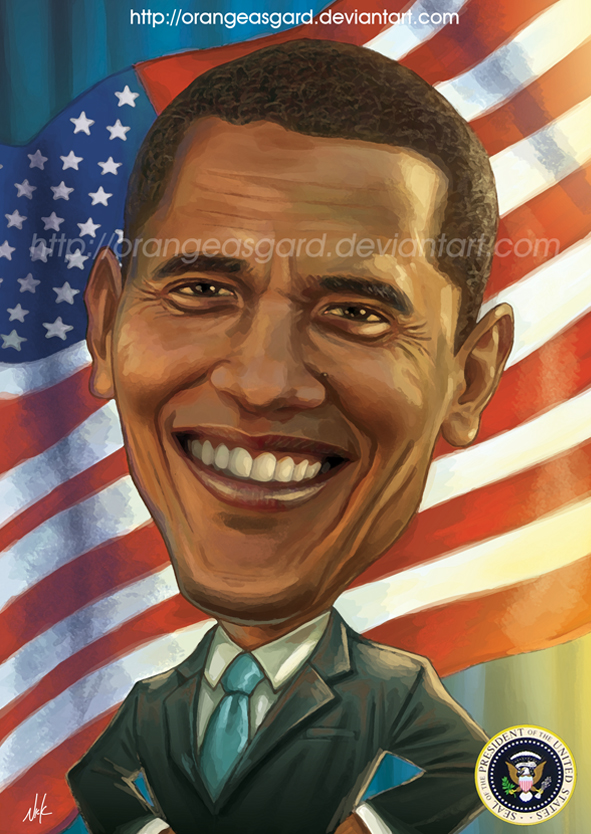 Barack Obama By Reins Studio