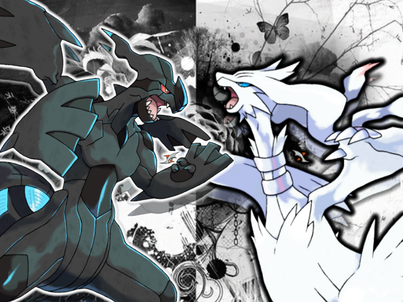 Pokemon Zekrom And Reshiram Wallpaper