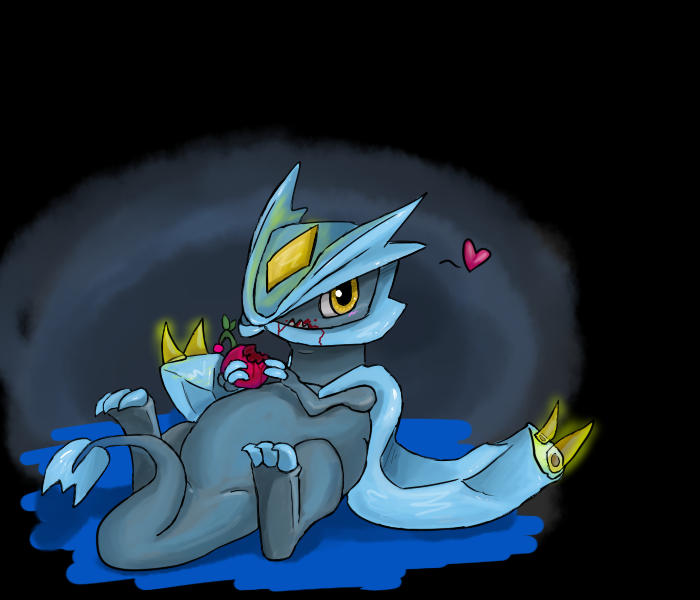 Kyurem eats a cherry