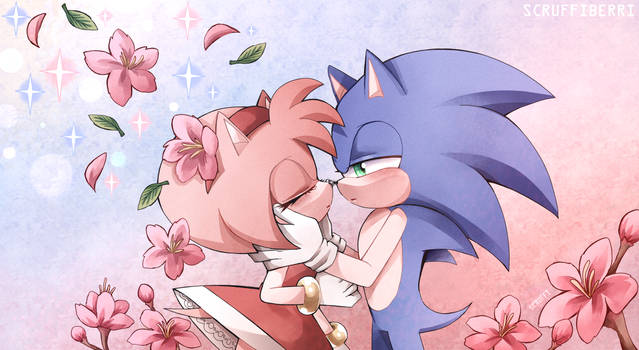 Sonamy: Cherry Blossom Kiss