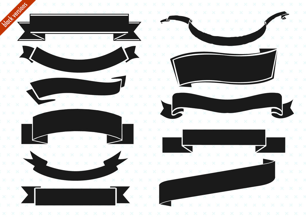 ribbon banner set by PicturesOfPelicans on DeviantArt
