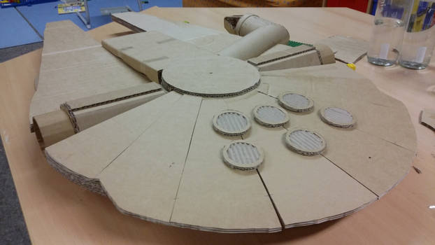 millenium falcon wip 