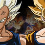 Goku and Vegeta Background