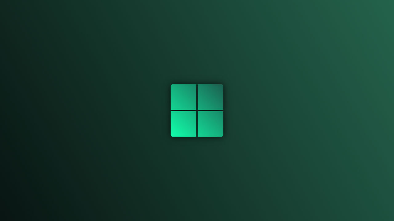 Window Screen Computer Green Background Windows-wallpaper-Green by KixLeVrai on DeviantArt