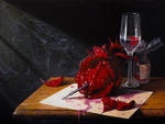 Love Slowly Kills II - oil painting by borda