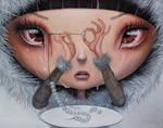 Sadness is My Single Fortune - Oil Painting by borda