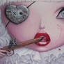 Love Slowly Kills IV - oil painting
