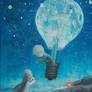 He Gave Me The Brightest Star II -oil painting