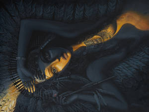 The Serpent Light - oil painting by borda