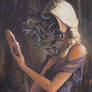 Facing Myself - oil painting