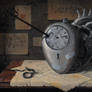 Love Slowly Kills VIII - oil painting