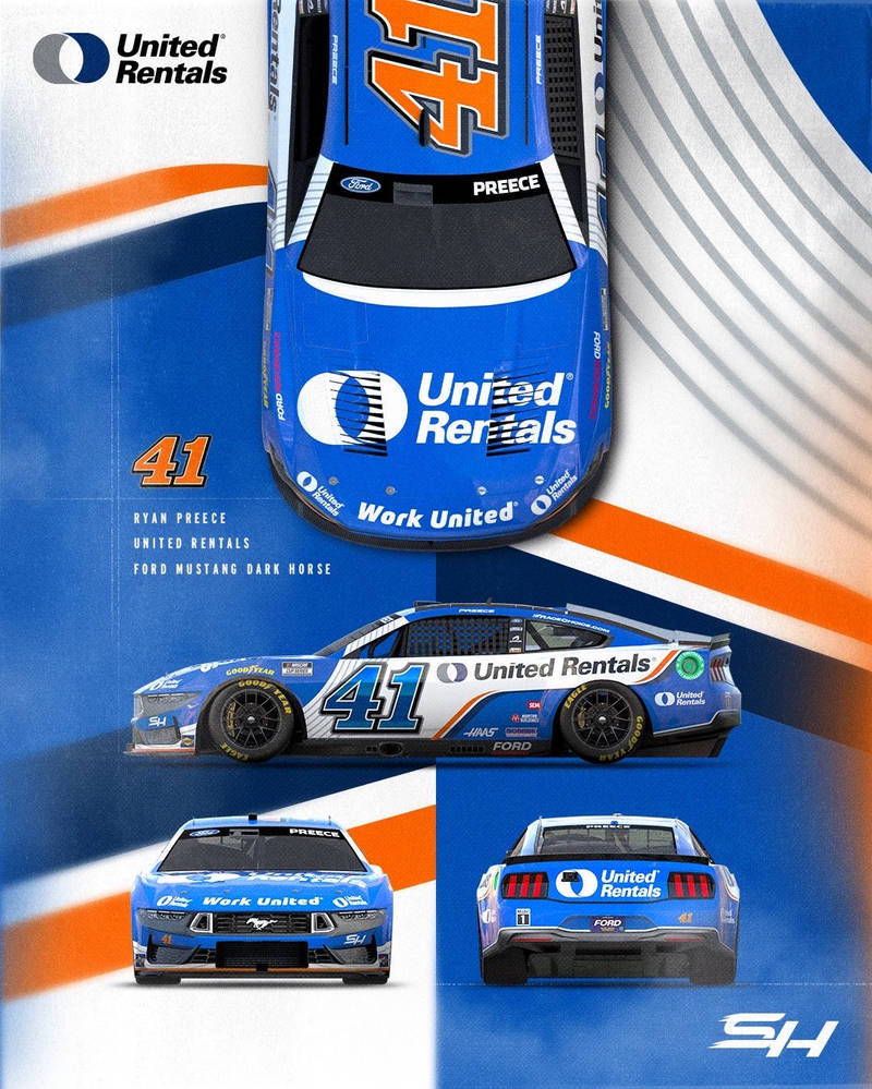 Ryan Preece No. 41 United Rentals scheme by anthonynagel5 on DeviantArt
