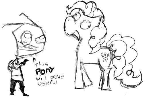 Zim and the ponys'