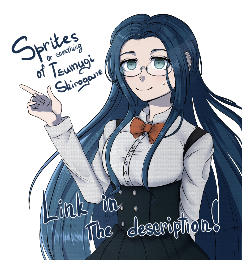 Sprites (or something) of Tsumugi Shirogane by madara120 on DeviantArt