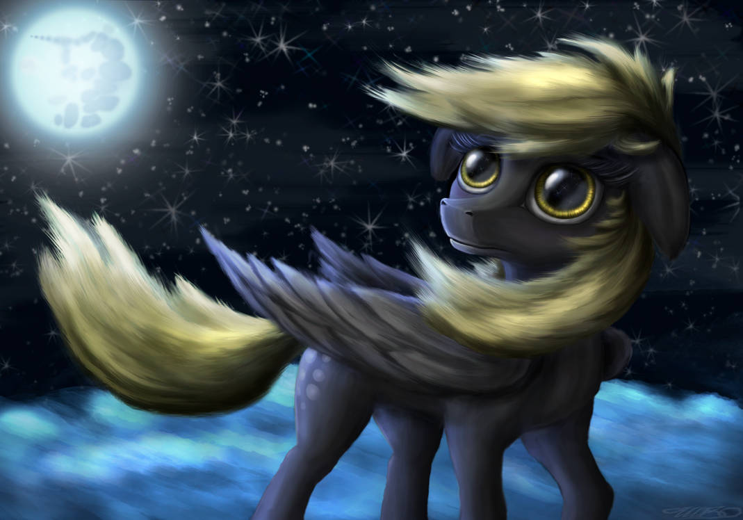 Derpy on clouds by Vladimir-Olegovych on DeviantArt