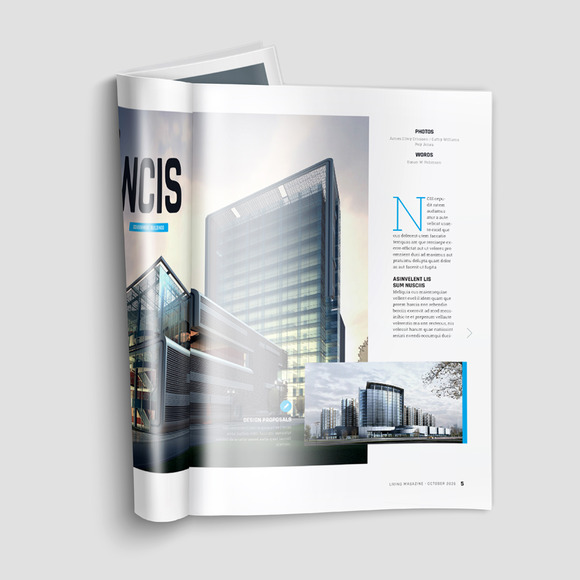 Free Brochure Magazine Mock-Up