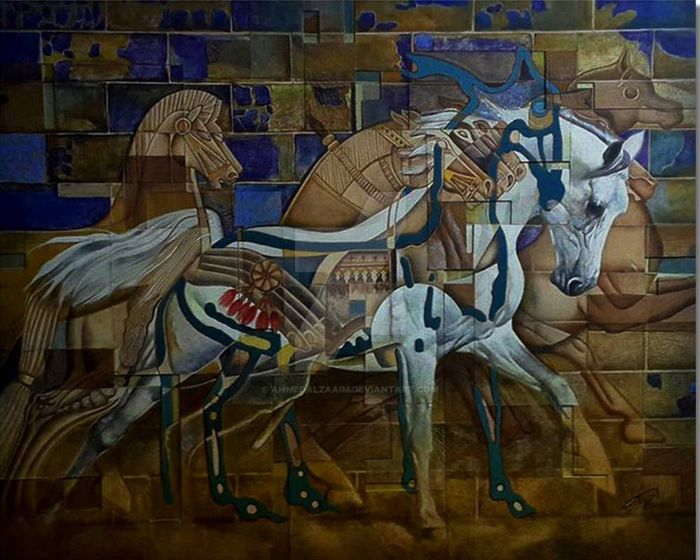 Horses and Mesopotamia by ahmedalzaaim Horses and Mesopotamia by ahmedalzaaim