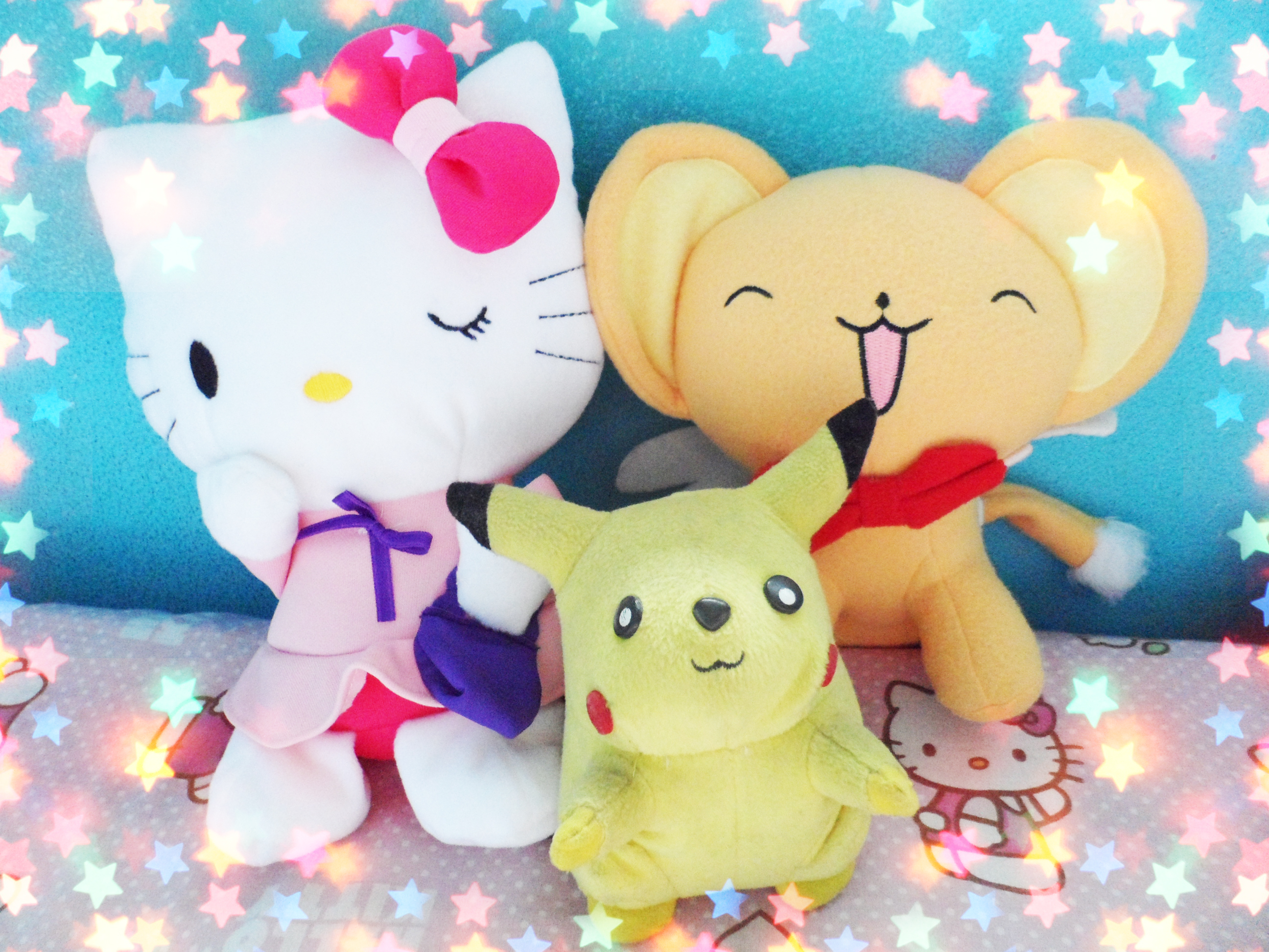 Kitty + Kero + Pikachu