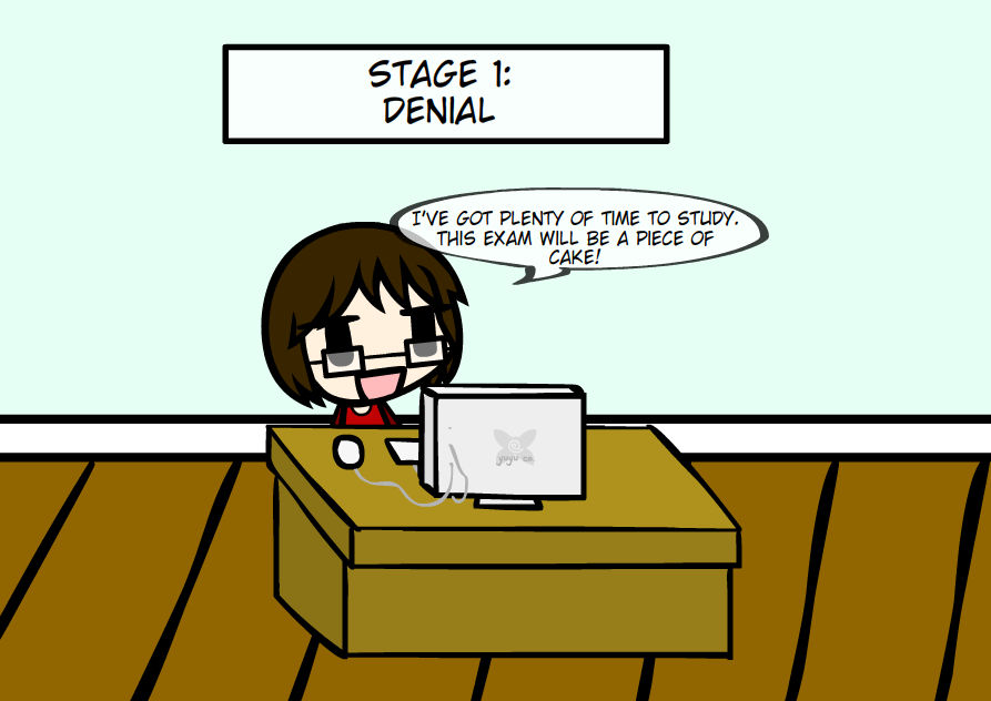 5 Stages of Studying: Stage 1 by AvantSolAce on DeviantArt