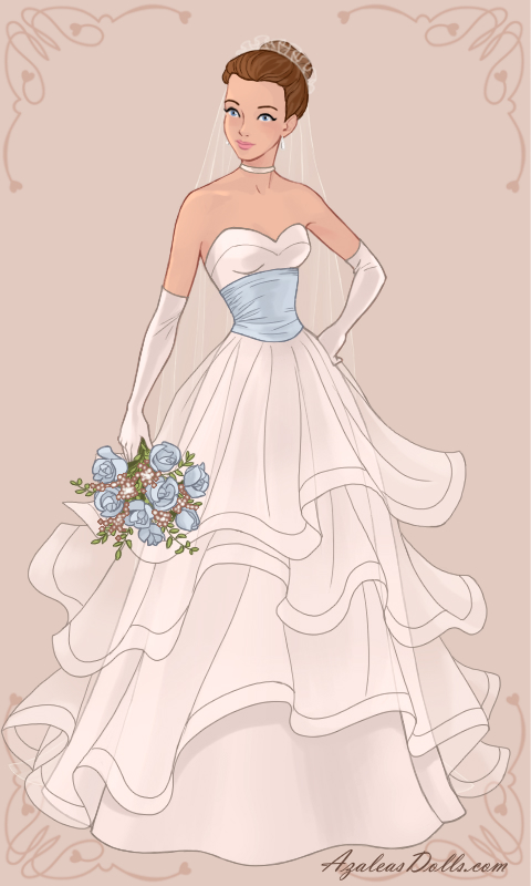 Ivory-Illusion-Neckline-Wedding-Dress-by-AzaleasDo by Lea171997 on  DeviantArt