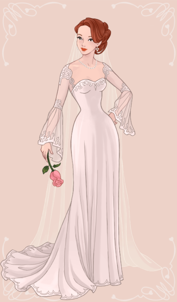 Floral-Lace-Wedding-Dress-by-AzaleasDolls by Lea171997 on DeviantArt