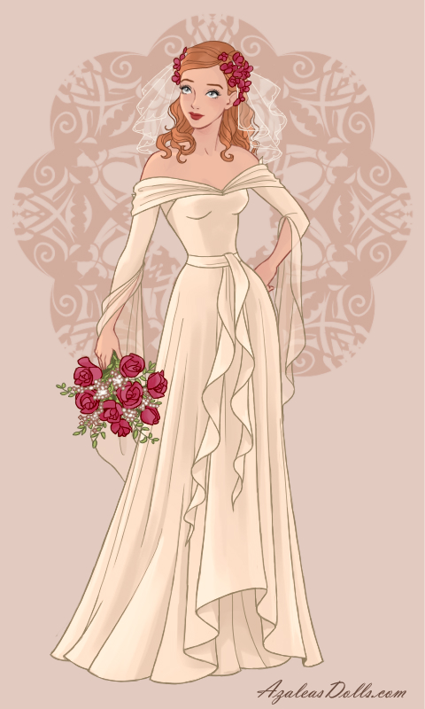 Regency-Style-Wedding-Dress-by-AzaleasDolls by Lea171997 on DeviantArt