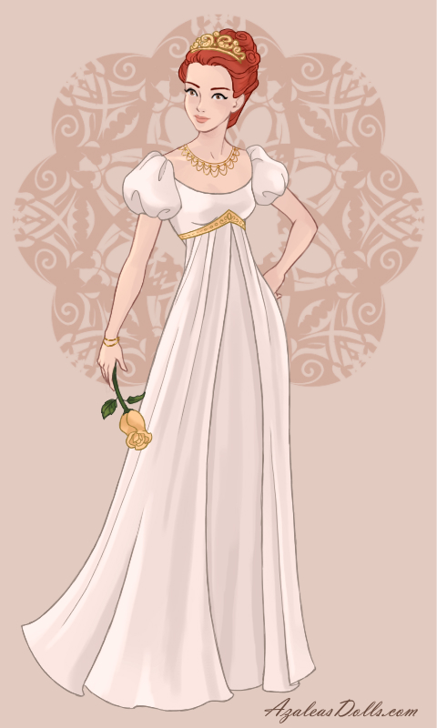 Regency-Style-Wedding-Dress-by-AzaleasDolls by Lea171997 on DeviantArt