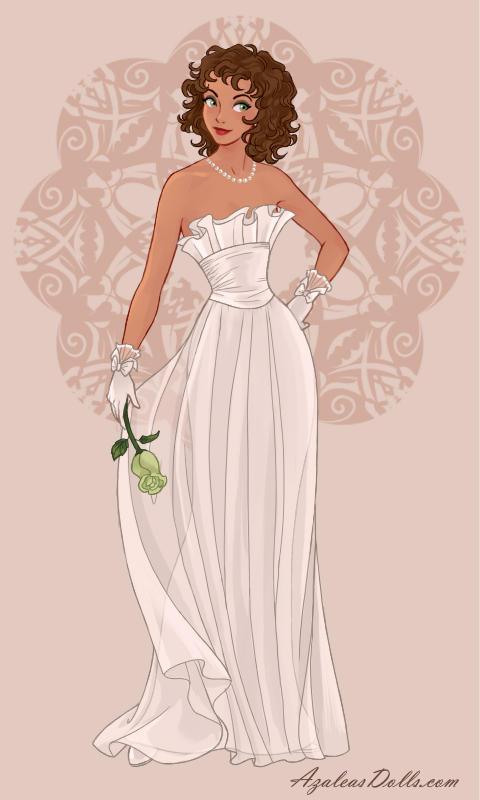 Strapless-Ruffled-Bosom-Wedding-Dress-by-AzaleasDo by Lea171997 on  DeviantArt