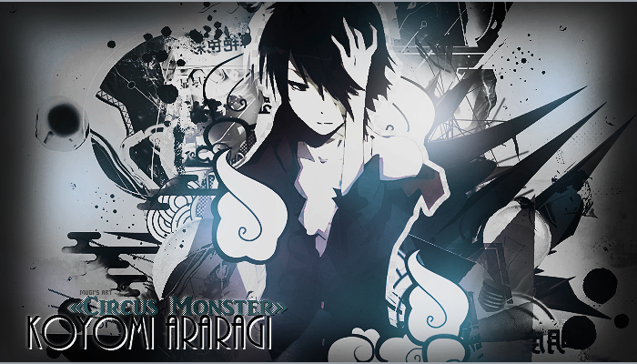 Banner # Koyomi Araragi, Circus Monster