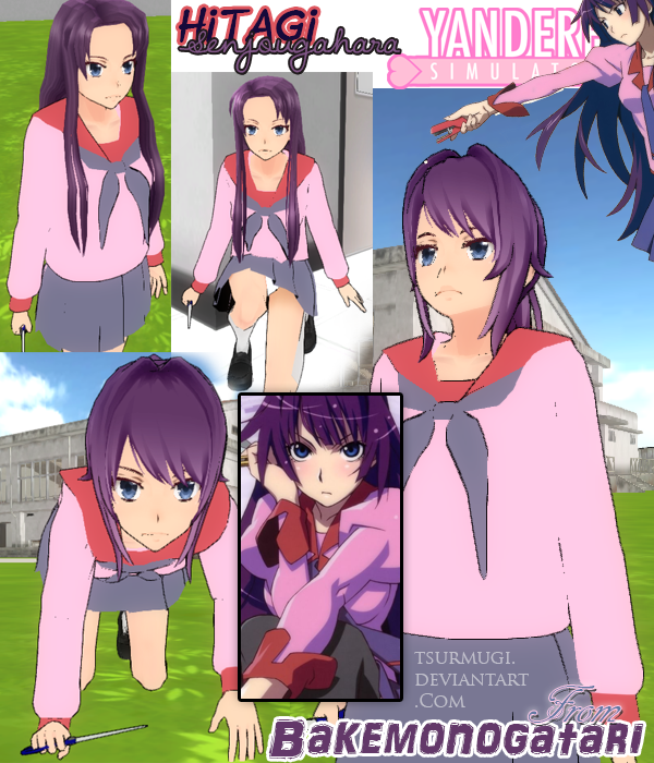 ~ Yandere Simulator Textures ~ Hitagi Senjougahara