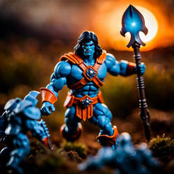 Masters of the Universe Faker figure. AI generated