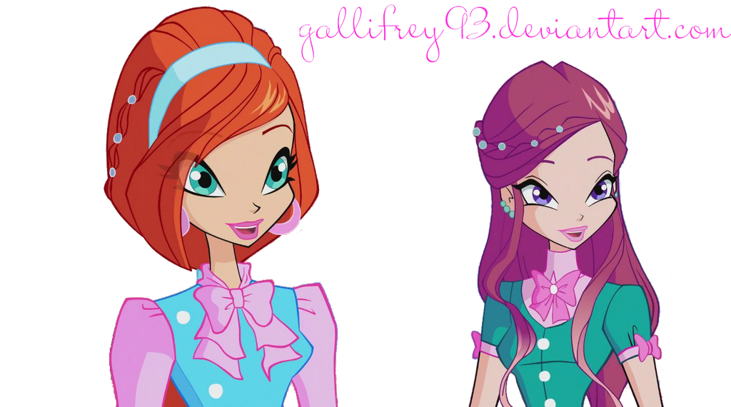 Winx Bloom Roxy The Winx Club Bloom and Roxy by Gallifrey93 on DeviantArt