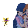 World of Winx Musa and Bloom Everyday Style Png