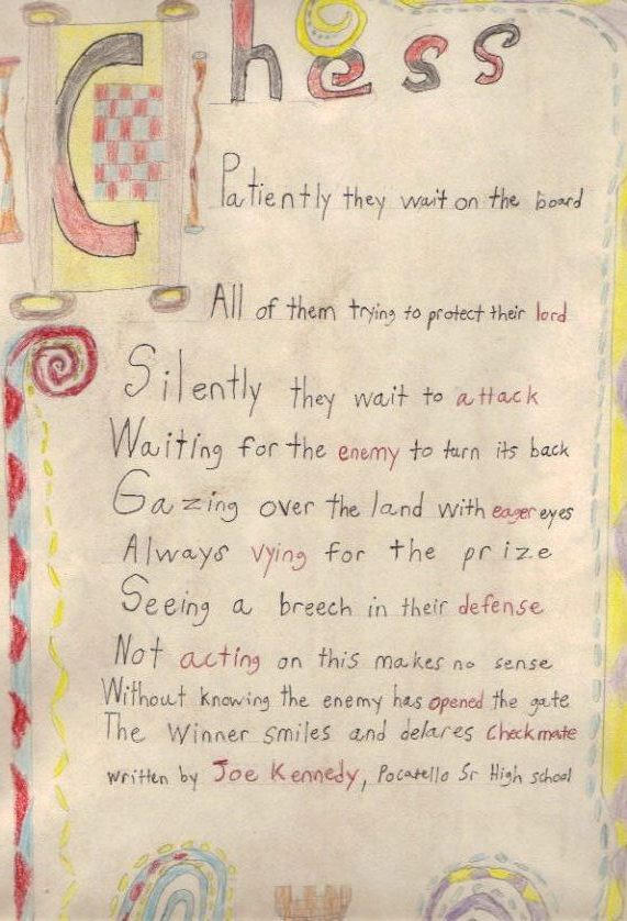 Chess Poems Chess in poem by Neomaster3 on DeviantArt