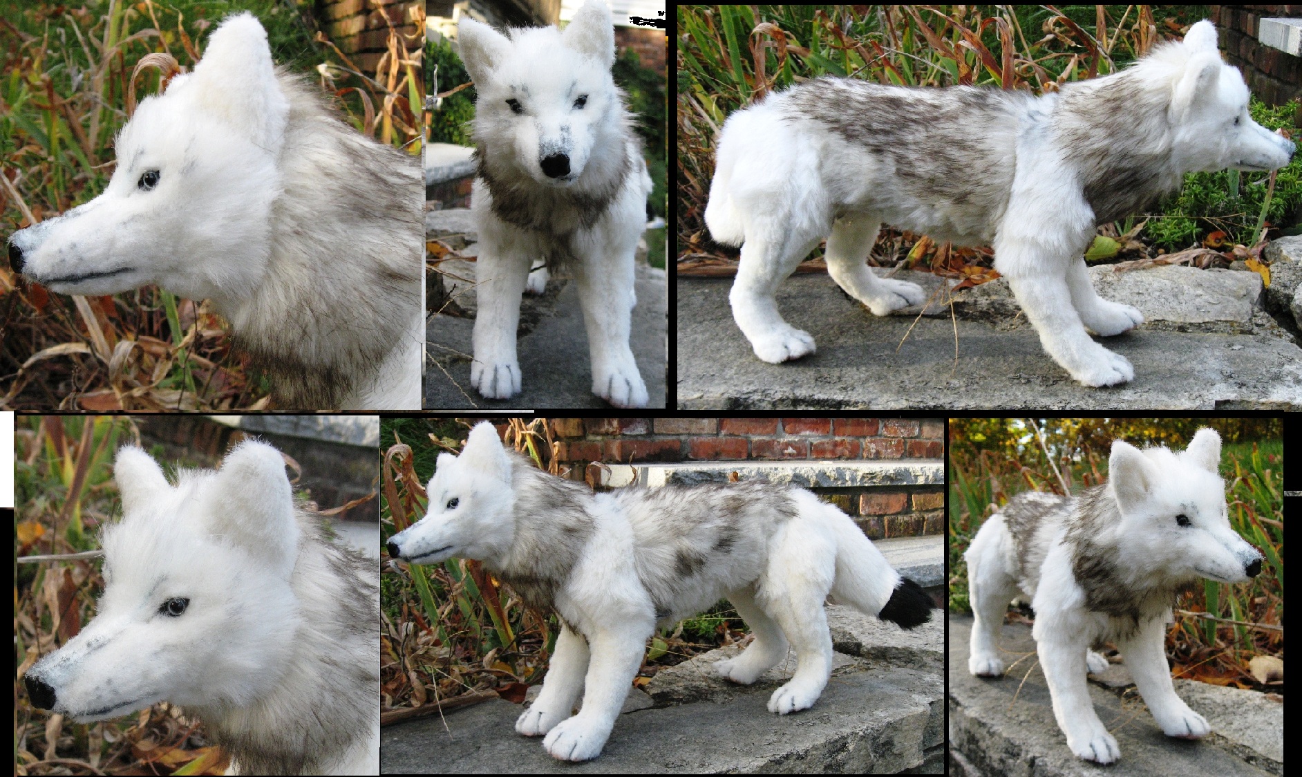 Arctic Wolf Plush Toy