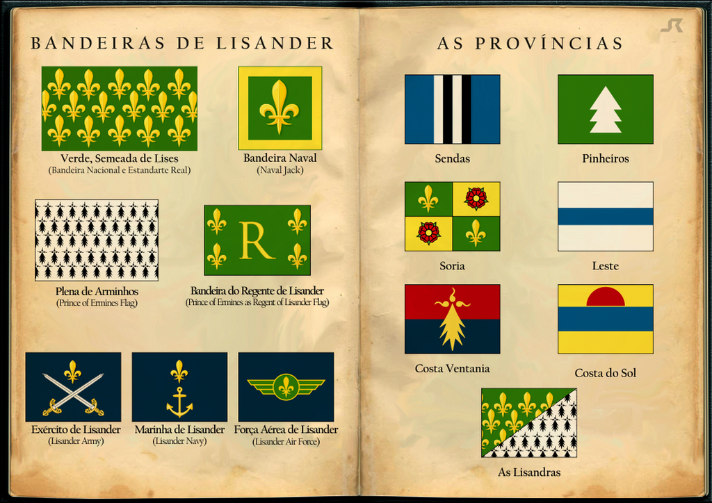 Bandeiras de Lisander / Flags of Lisander (1 of 3)