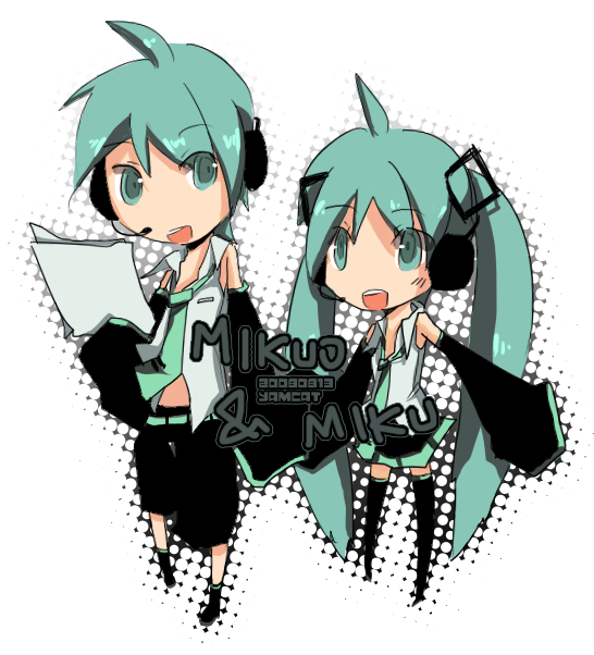 Vocaloid - Miku + Mikuo