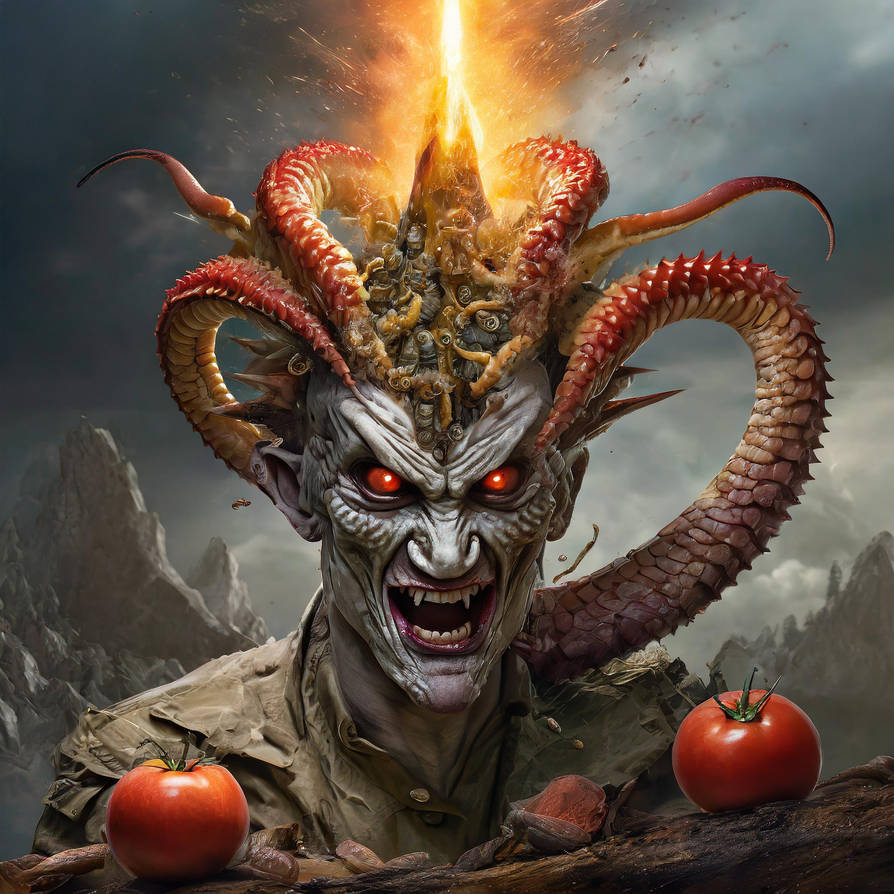 Evil Male crab faced Demon with tomato eye by BJWorthy on DeviantArt