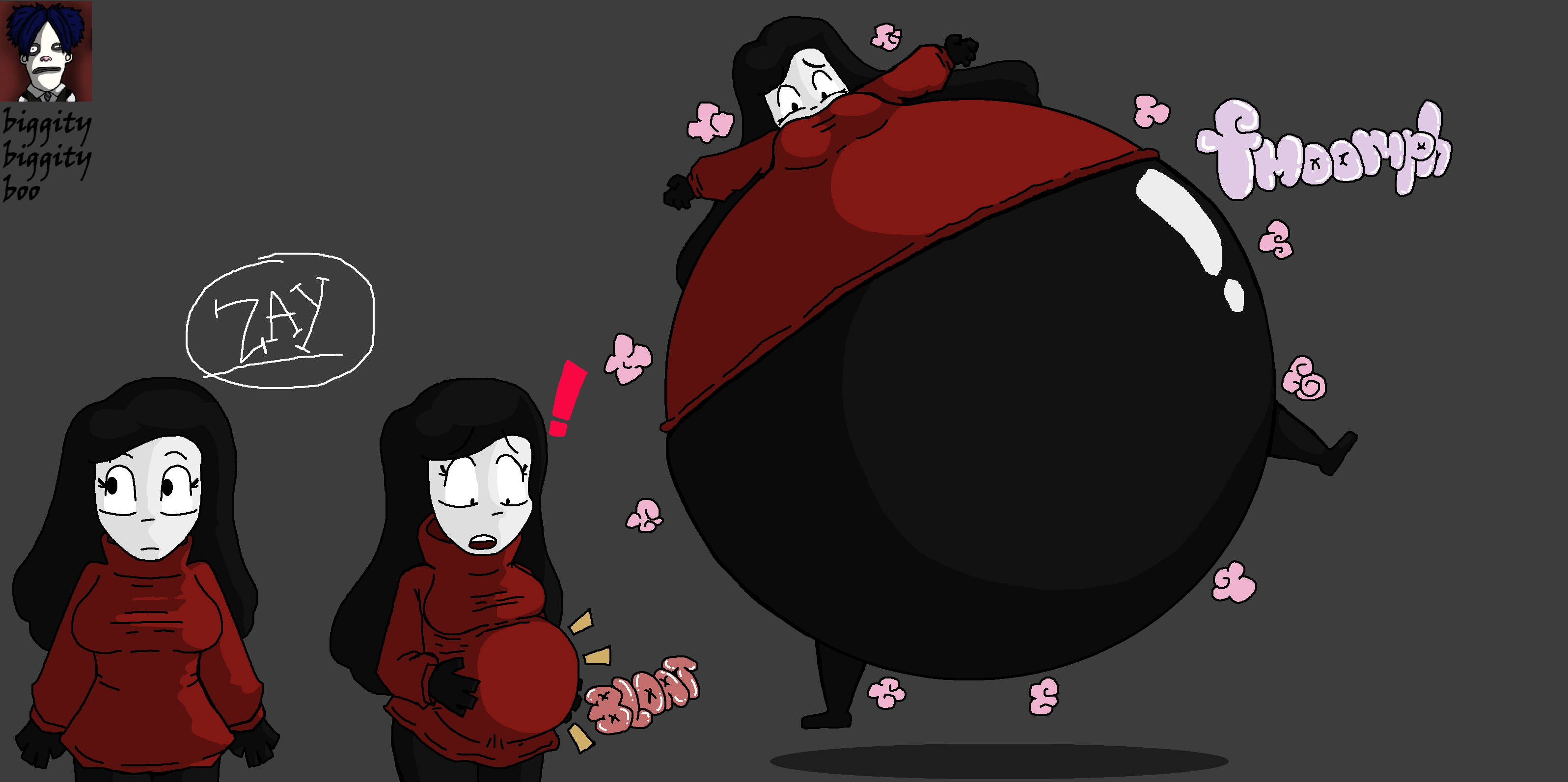 Deviantart Inflation Half Zay inflated (Art Trade) by Biggitybiggityboo on DeviantArt