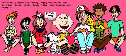 A Valentine from Ash and Friends to Charlie Brown