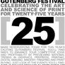 Gutenberg Festival Poster