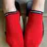 Red Tommy ankle socks