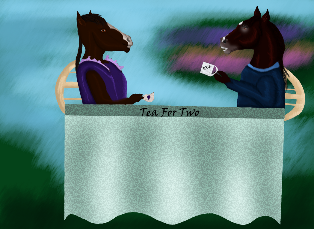 Tea For Two by Song-Wolf-Farm
