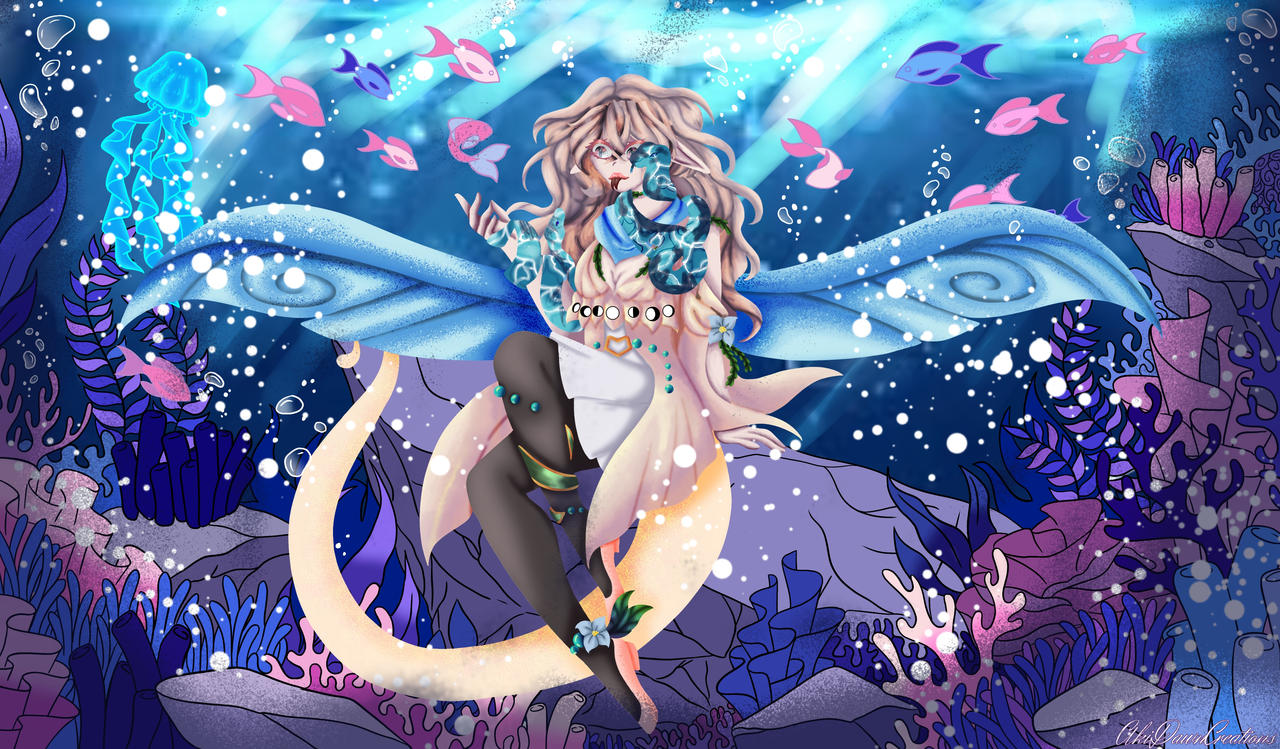 Genshin Impact oc Luna Phase by Cocogoato on DeviantArt