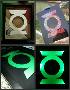 Green Lantern Shadowbox