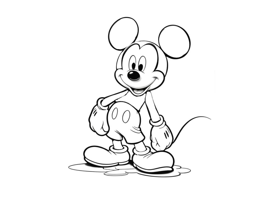 Mickey Mouse Printable by TaleswithArt on DeviantArt Mickey Mouse Printable by TaleswithArt on DeviantArt