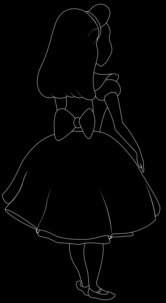 Alice silhouette by Bladefire16 on DeviantArt
