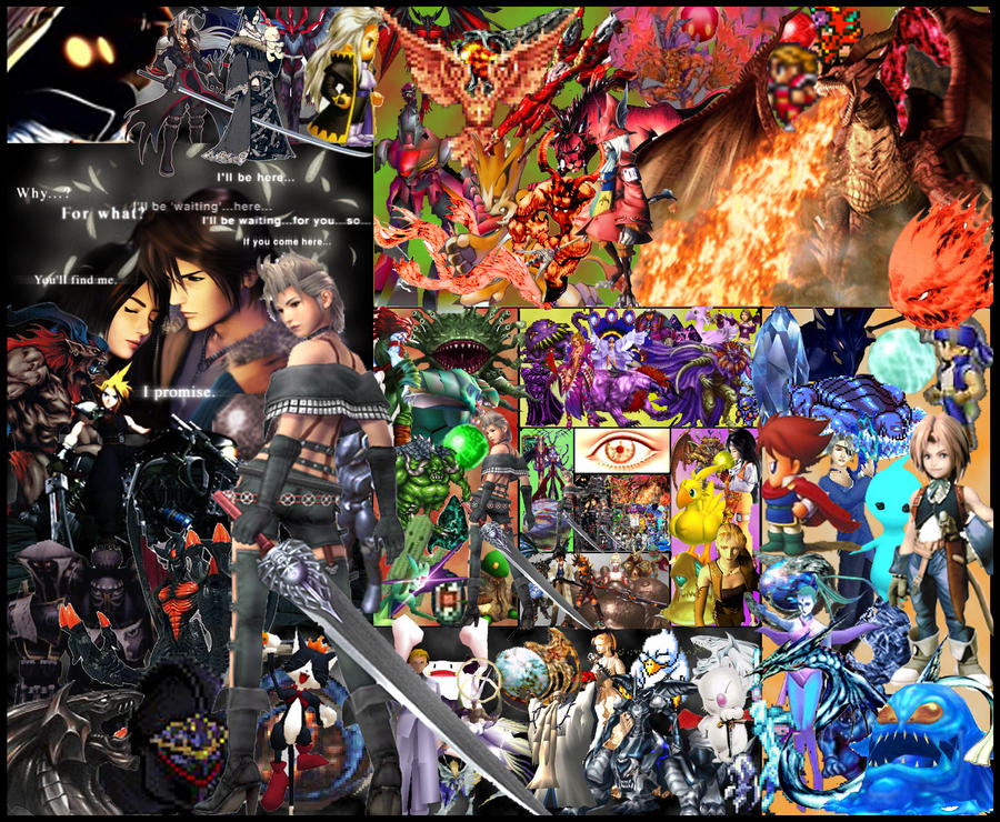 Collage Fanatsy Characters Final Fantasy Collage by fukuryu on DeviantArt
