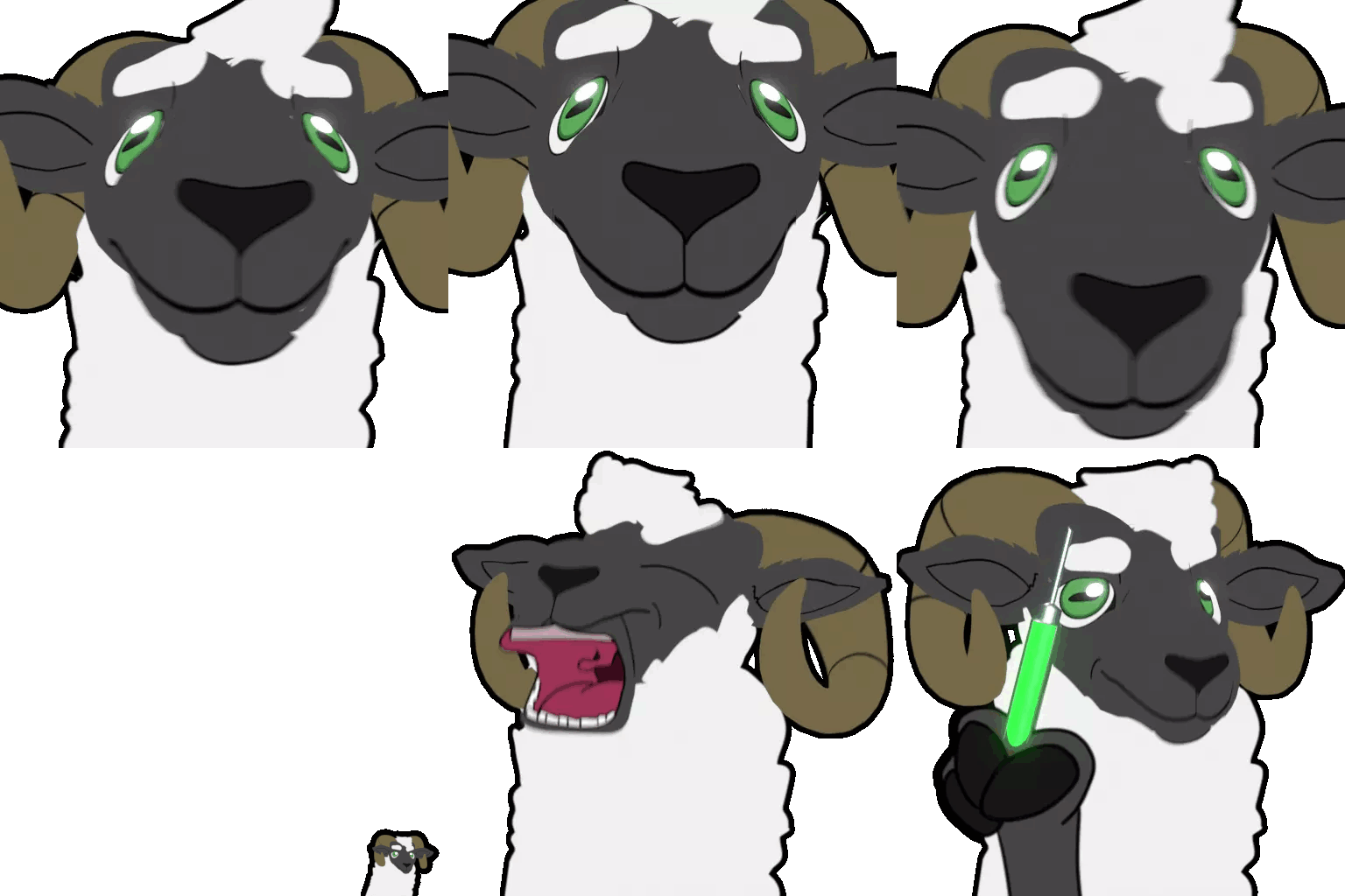 gif] 3D Sheep Emotes - Sean by 2718281828 on DeviantArt