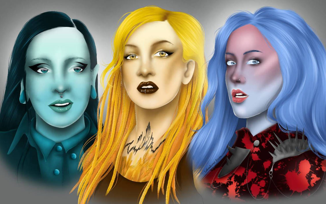 My favorite singers together! by labradorietdraws on DeviantArt